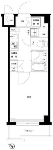 ルーブル旗の台弐番館の間取り画像