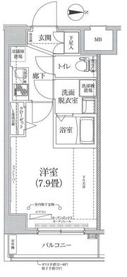 ティモーネ深川リーヴァの間取り画像