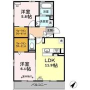 メゾンシュシュの間取り画像
