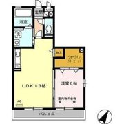 グリーンテラス Aの間取り画像