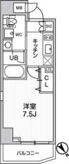 ステージファースト浅草橋Ⅲの間取り画像