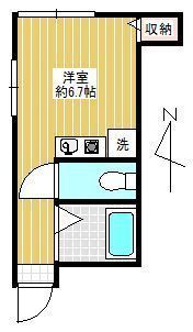 福米コーポの間取り画像