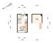 ハーモニーテラス東中野 階段下物置 IoT 100有 ミニ冷蔵庫の間取り画像