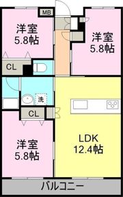プランドール葵の間取り画像