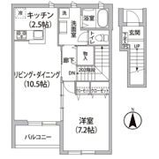 ルフレ用賀B棟の間取り画像