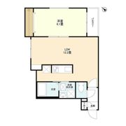 ウェルスクエア下丸子SOUTHの間取り画像