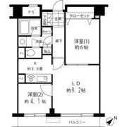ルシマン月島の間取り画像