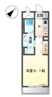 サニーコート安倍の間取り画像