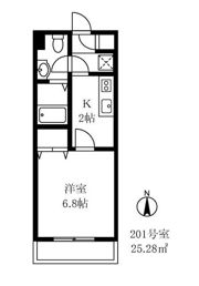 ベルケン北馬込の間取り画像