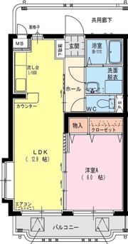 クローバーの間取り画像