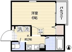 クルーセ西落合の間取り画像