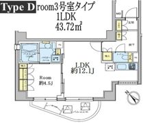 ドゥーエ五反田の間取り画像