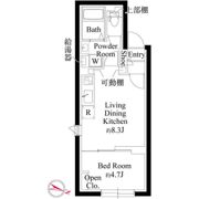 CASA PIAZZA 品川イーストの間取り画像