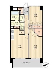 HF若林公園レジデンスの間取り画像