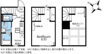 ハーミットクラブハウス田園調布の間取り画像