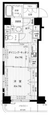 メインステージ浅草の間取り画像