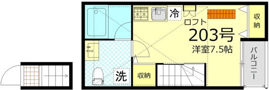 カスティーロ松ヶ丘の間取り画像