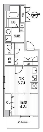Alivis中野の間取り画像