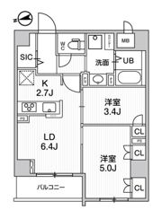 Alivis中野の間取り画像
