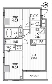 Alivis中野の間取り画像