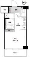 ダイアパレス御苑前の間取り画像
