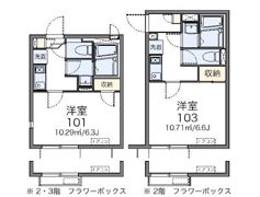 レオネクストブラウンハイツの間取り画像