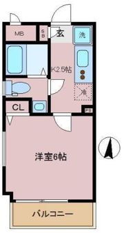 R FLATの間取り画像