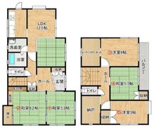 行田市矢場戸建の間取り画像