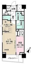 クレヴィア日本橋の間取り画像