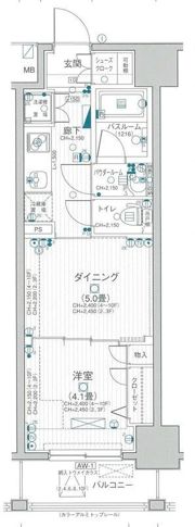 日神デュオステージ両国の間取り画像