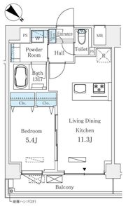LUMICITY月島の間取り画像