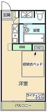 オリオンⅠの間取り画像