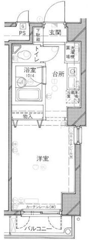 メインステージ新中野駅前の間取り画像