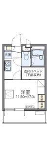 レオパレス玉川ソレイユの間取り画像