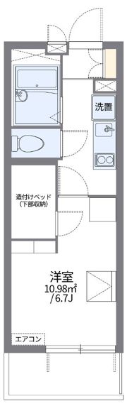 レオパレスエテルノ セラ下野毛の間取り画像