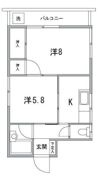 平松コーポの間取り画像
