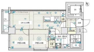 B City 高田馬場 alivieの間取り画像