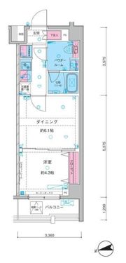 ガリシア中野新井薬師の間取り画像