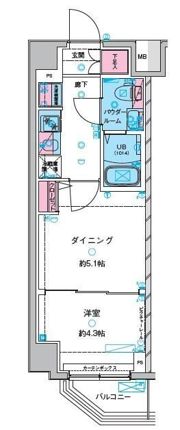 ガリシア中野新井薬師の間取り画像