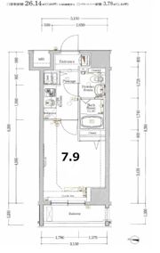 XEBEC木場の間取り画像