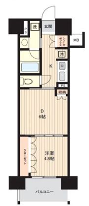 パレステージ大島の間取り画像