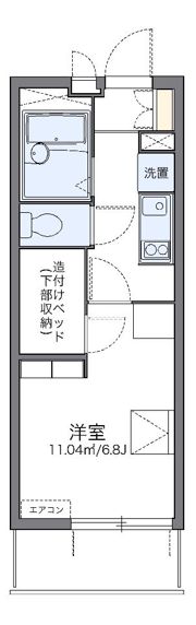 レオパレスアネックスリバティーの間取り画像