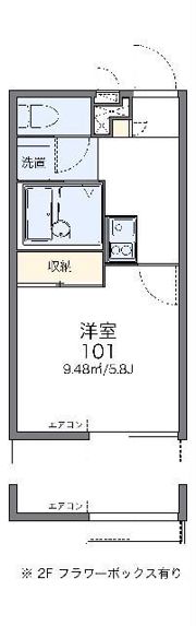 レオパレスビボの間取り画像