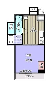 北斗スターマンション亀戸の間取り画像