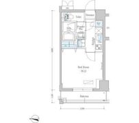 アーバネックス清澄白河Ⅱ WEST棟の間取り画像