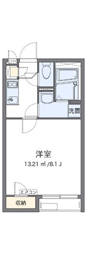 クレイノサニープレイス宮前平の間取り画像