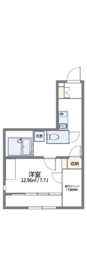 レオパレスオトーヌの間取り画像