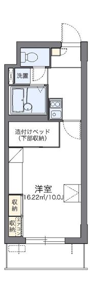 レオパレスパルコートCの間取り画像
