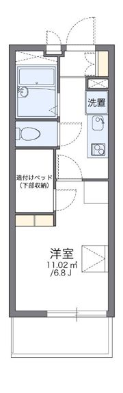 レオパレスマノワールの間取り画像