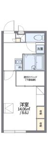 レオパレスグリーンヒルズライフの間取り画像